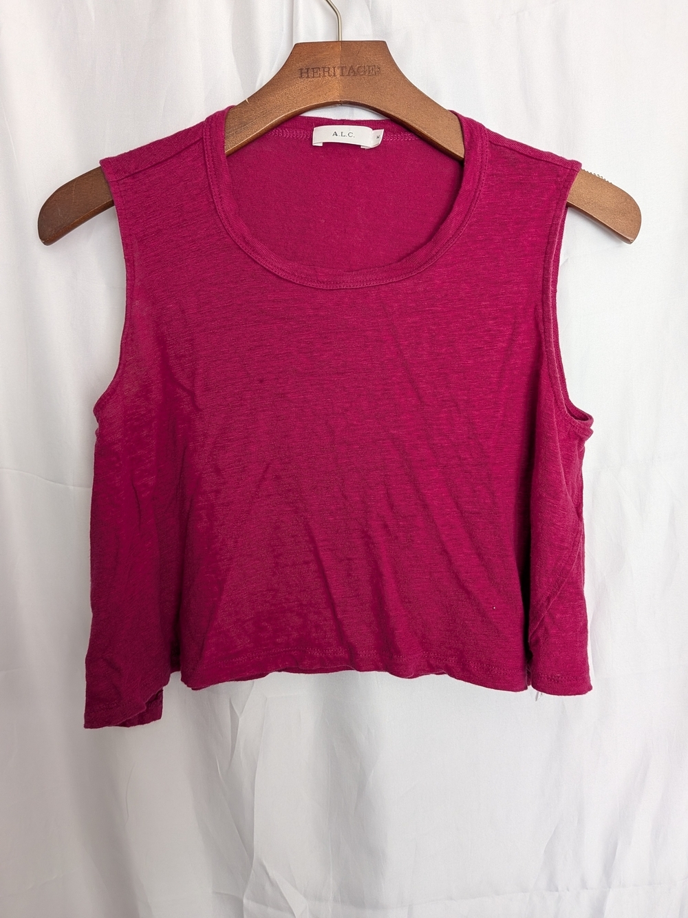 A.L.C. Cropped Sleeveless Tank Top Size Medium